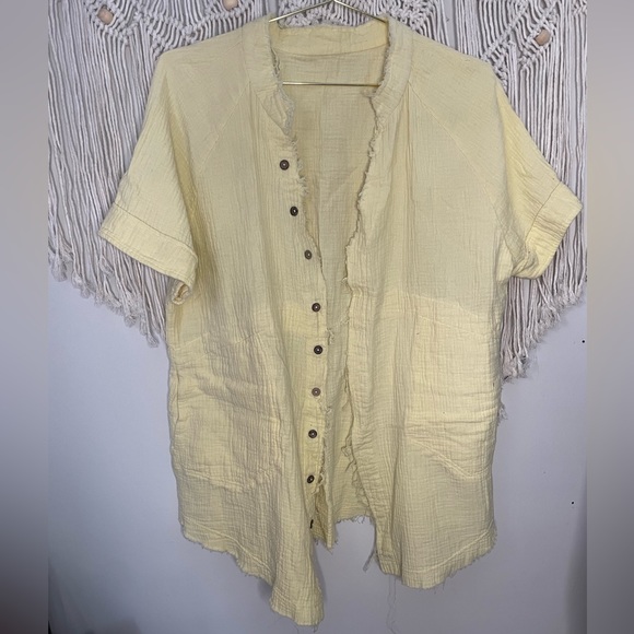 Distressed button up - Picture 1 of 3